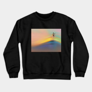 Reimagining Krishna - Modern & Aesthetic Artwork Crewneck Sweatshirt